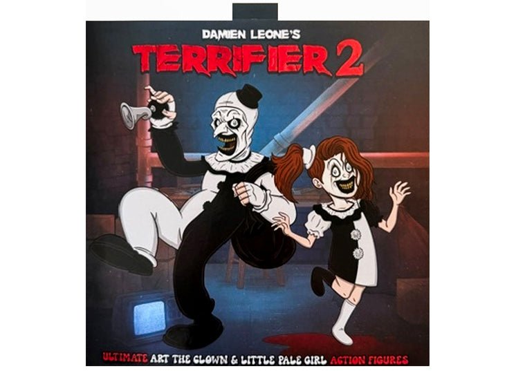 Terrifier 2 - Ultimate Art the Clown and The Little Pale Girl 7" Scale Action Figure 2-Pack - JP's Horror