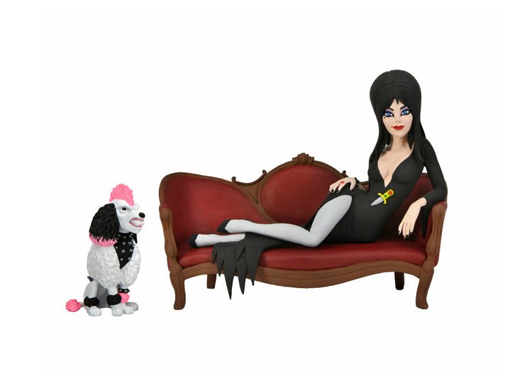 Toony Terrors Elvira on Couch - JP's Horror