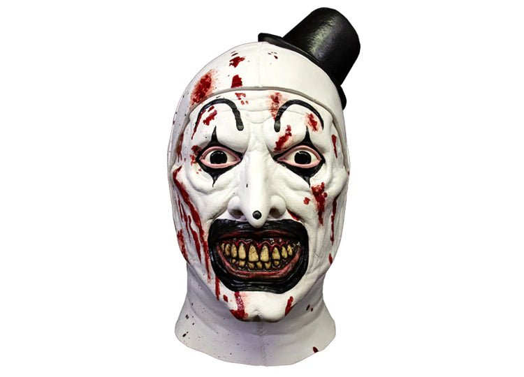 Trick or Treat Studios Bloody Art the Clown Mask – Terrifier Killer Variant Latex Mask - JP's Horror