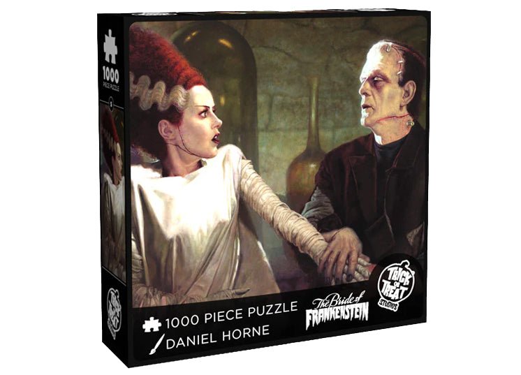 Trick or Treat Studios Bride of Frankenstein Puzzle – Universal Monsters 1000 Piece Jigsaw Puzzle - JP's Horror