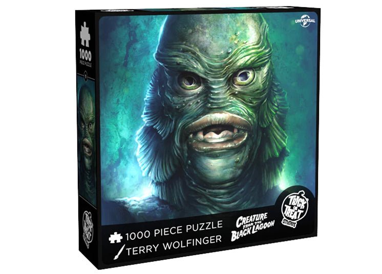 Trick or Treat Studios Creature from the Black Lagoon Puzzle – Universal Monsters 1000 Piece Jigsaw Puzzle - JP's Horror