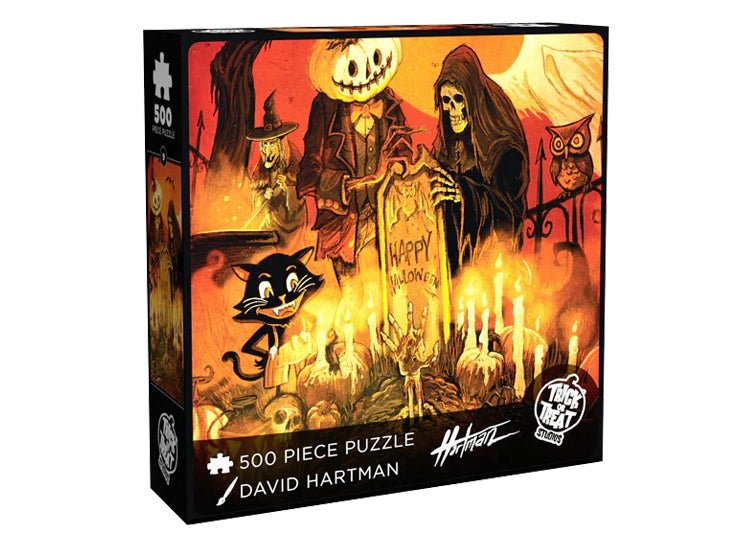 Trick or Treat Studios Halloween at the Cemetery 500 Piece Jigsaw Puzzle - JP's Horror