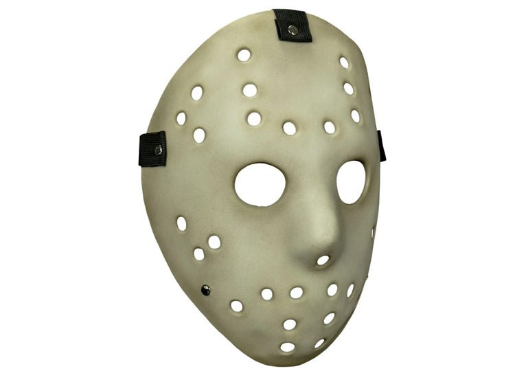 Trick or Treat Studios Killer Goalie Mask (Antique) – Mabry Monsters Weathered Hockey Mask - JP's Horror