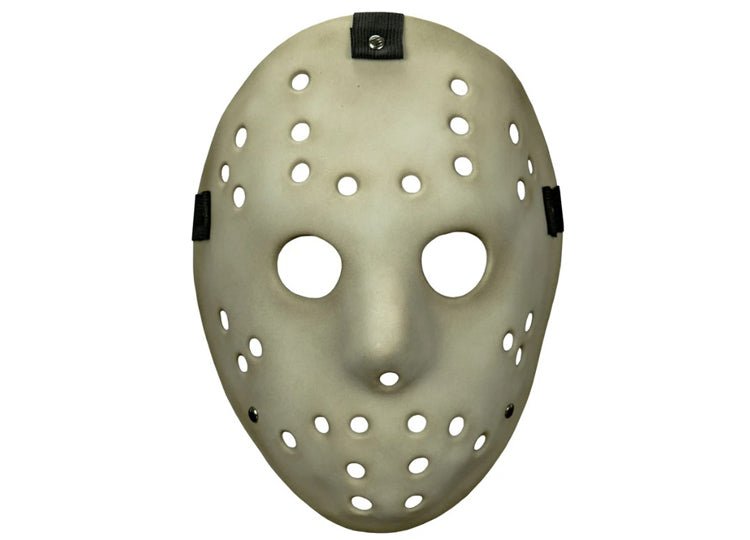 Trick or Treat Studios Killer Goalie Mask (Antique) – Mabry Monsters Weathered Hockey Mask - JP's Horror