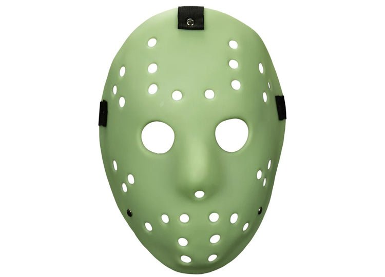 Trick or Treat Studios Killer Goalie Mask (Glow) – Mabry Monsters Slasher Hockey Mask - JP's Horror