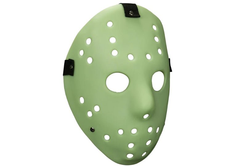 Trick or Treat Studios Killer Goalie Mask (Glow) – Mabry Monsters Slasher Hockey Mask - JP's Horror