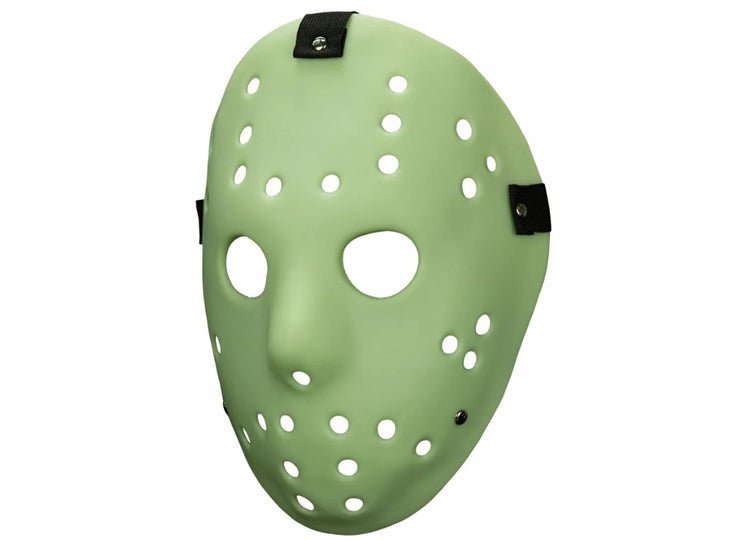 Trick or Treat Studios Killer Goalie Mask (Glow) – Mabry Monsters Slasher Hockey Mask - JP's Horror