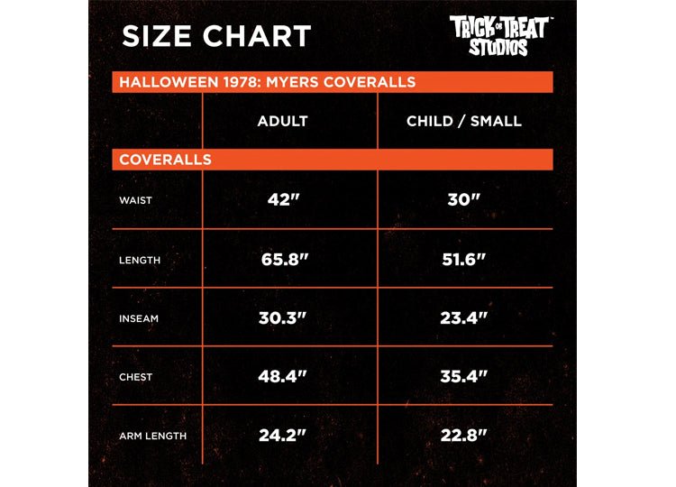 Trick or Treat Studios Michael Myers Adult Coveralls from Halloween (1978) - JP's Horror