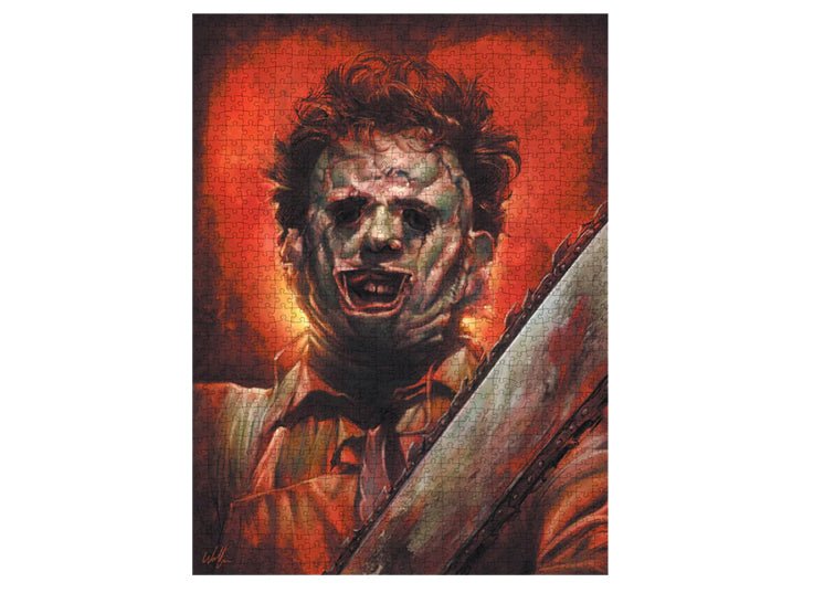 Trick or Treat Studios The Texas Chainsaw Massacre (1974) Leatherface 1000 Piece Jigsaw Puzzle - JP's Horror