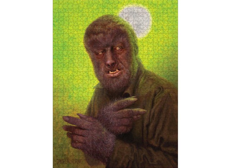 Trick or Treat Studios The Wolf Man Universal Monsters 1000 Piece Jigsaw Puzzle - JP's Horror