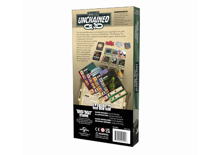 Universal Monsters Unchained Board Game - JP's Horror