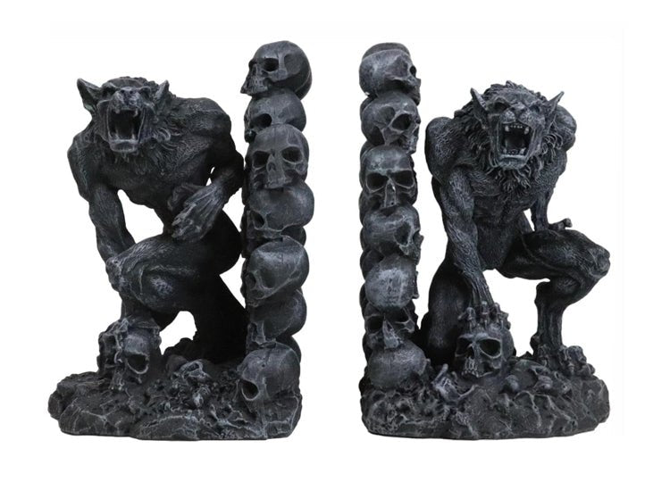 Werewolf Bookends - JP's Horror