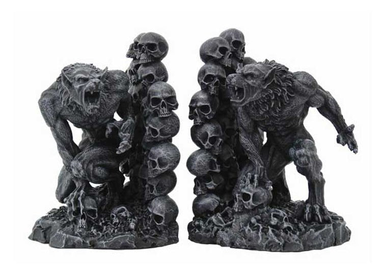 Werewolf Bookends - JP's Horror
