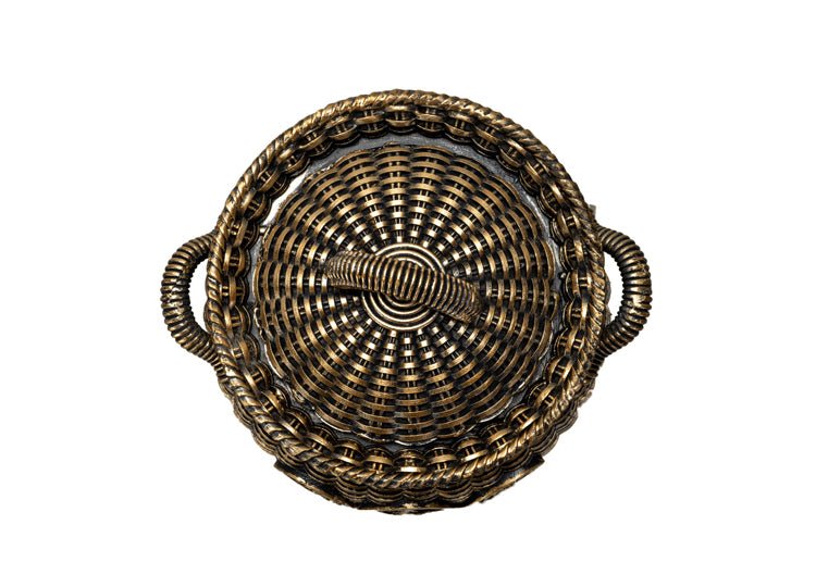 Wicker Triple Moon Cauldron - JP's Horror