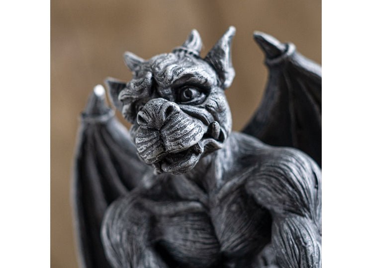 Winged Gargoyle Bookends - JP's Horror