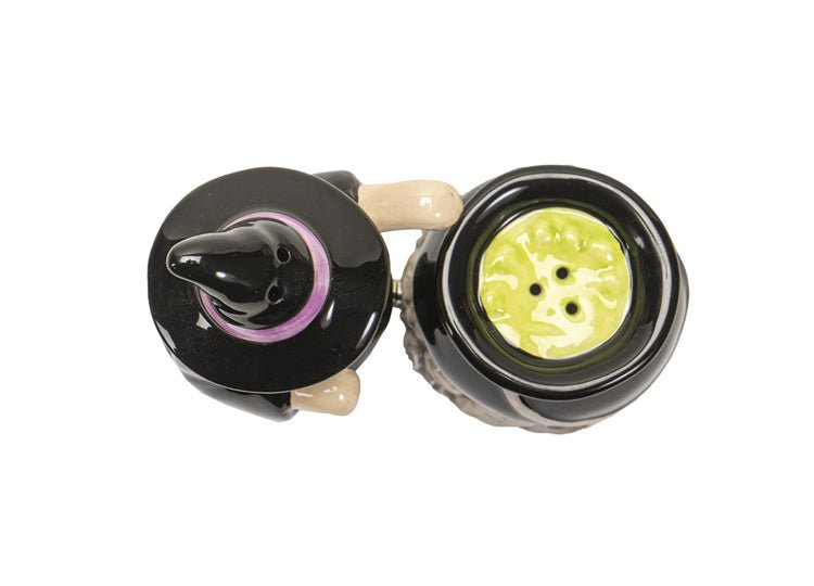 Witch and Cauldron Salt and Pepper Shakers - JP's Horror