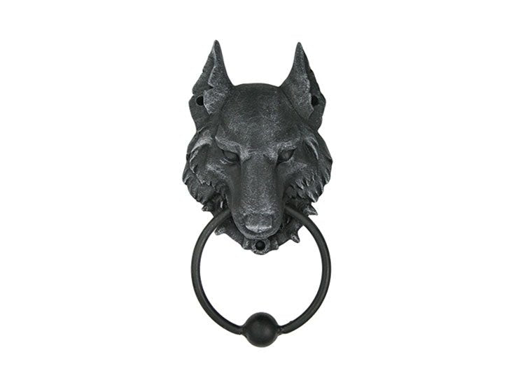 Wolf Gargoyle Head Door Knocker - JP's Horror