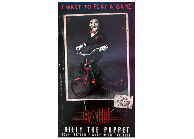 12” Billy Puppet on Tricycle – Saw - JP's Horror