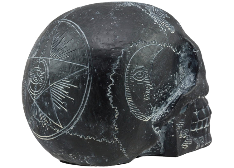 Black Ouija Skull 6 - JPs Horror Collection