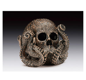 Copper Octopus Skull