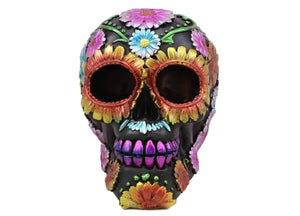 Day of the Dead Skull - Small Metallic Colored