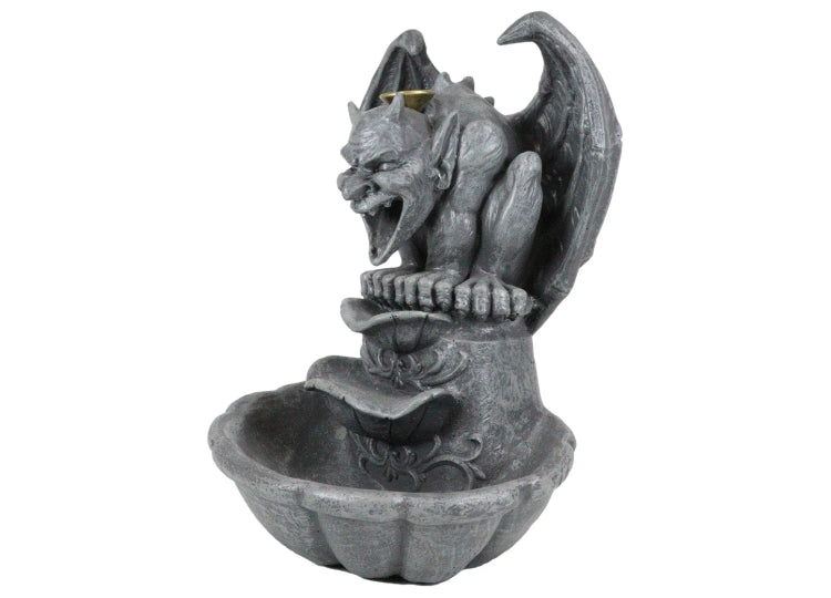 Crouching Gargoyle Backflow Incense Burner 7 - JPs Horror Collection