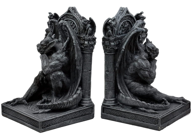 Thinker Gargoyle Bookends 2 - JPs Horror Collection