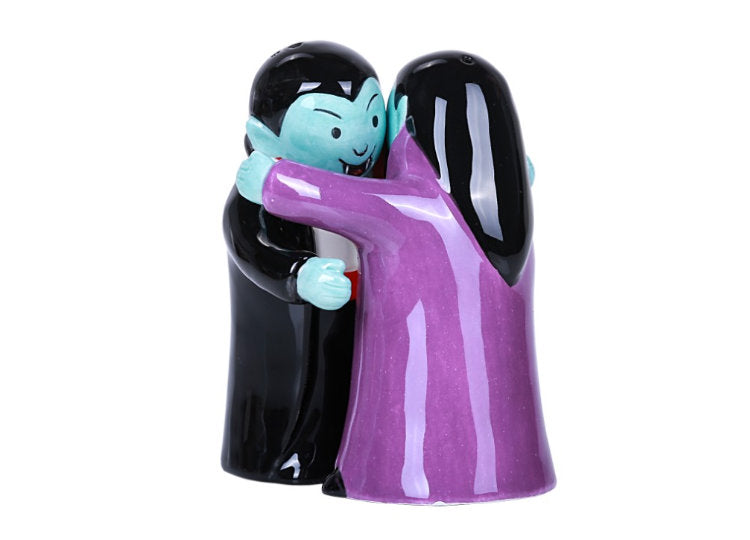 Good Witch Bad Witch Salt and Pepper Shakers Set