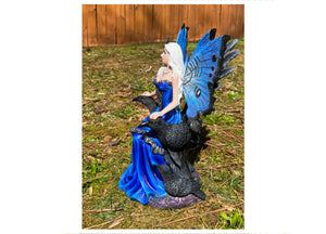 Queen of Crow Fairy Statue