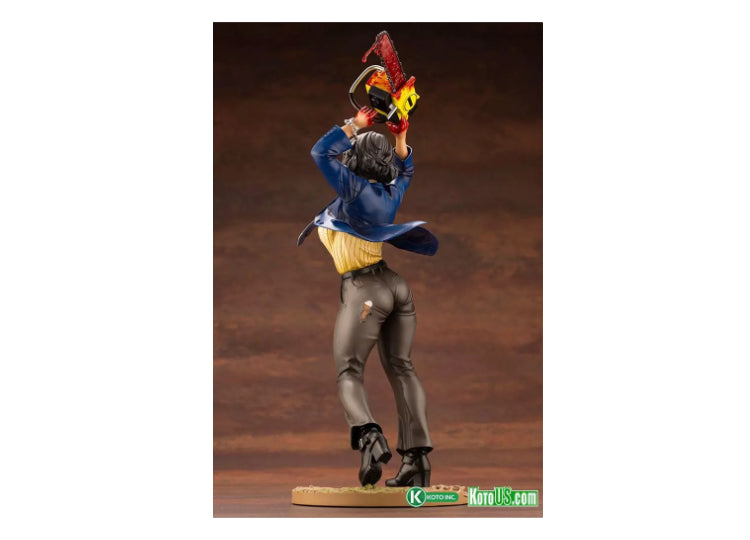 The Texas Chainsaw Massacre Leatherface Chainsaw Dance Bishoujo Statue 4 - JPs Horror Collection