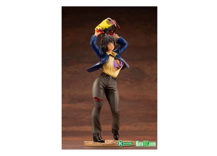 The Texas Chainsaw Massacre Leatherface Chainsaw Dance Bishoujo Statue 6 - JPs Horror Collection