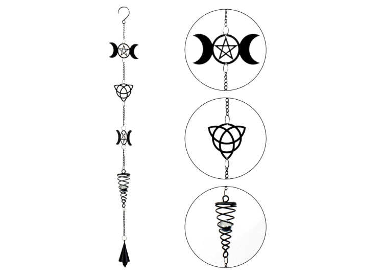 Triple Moon Hanging Chime 1 - JPs Horror Collection