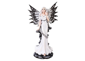 White Fairy and Dragon Statue