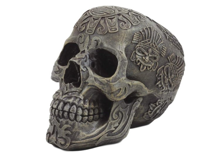 Aztec Calendar Skull - JP's Horror