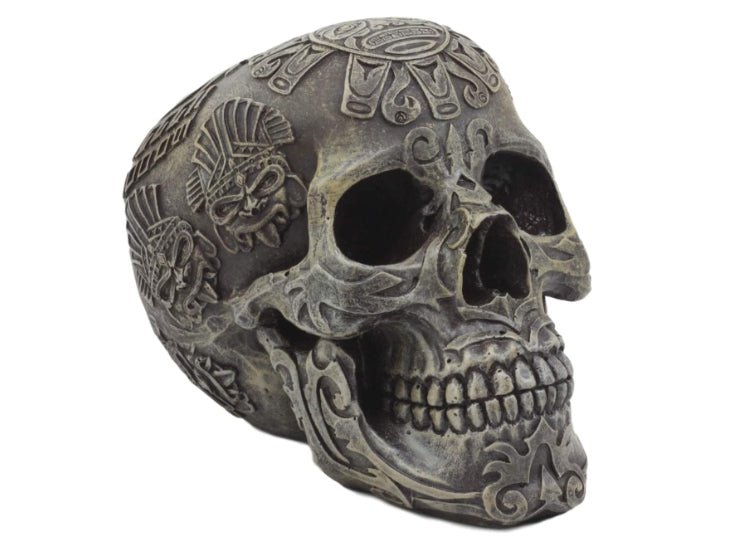 Aztec Calendar Skull - JP's Horror