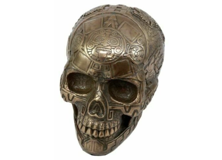 Aztec Skull Bronze - JP's Horror