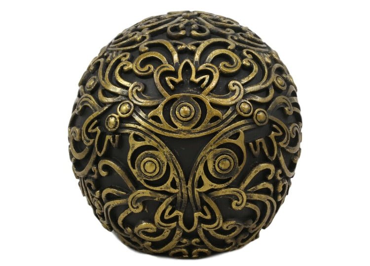Black and Gold Skull - JP's Horror