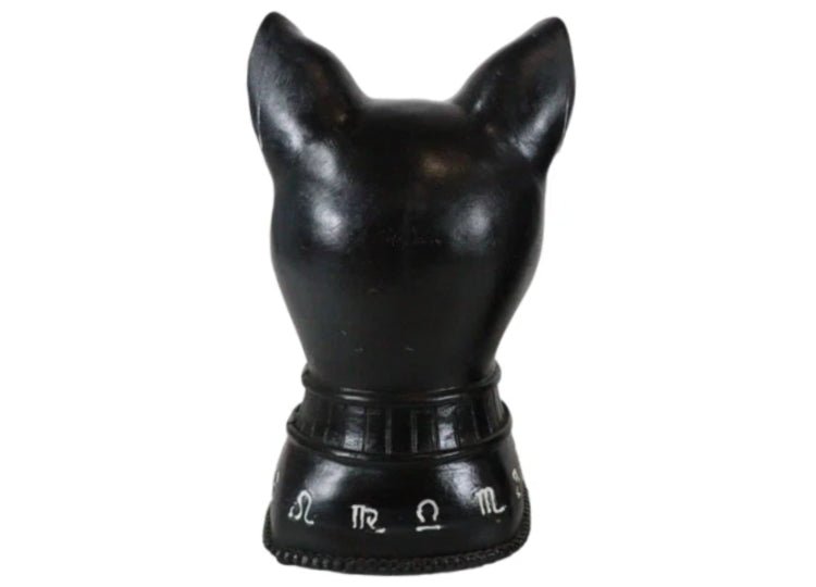 Black Cat Alchemy Symbols Head - JP's Horror