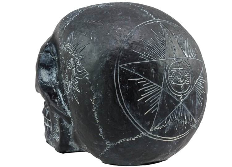 Black Ouija Skull - JP's Horror