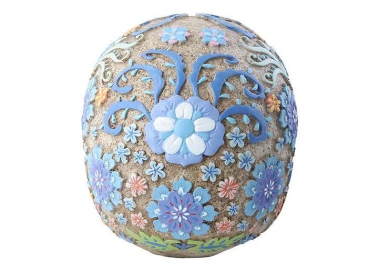 Colored Floral Skull - JP's Horror