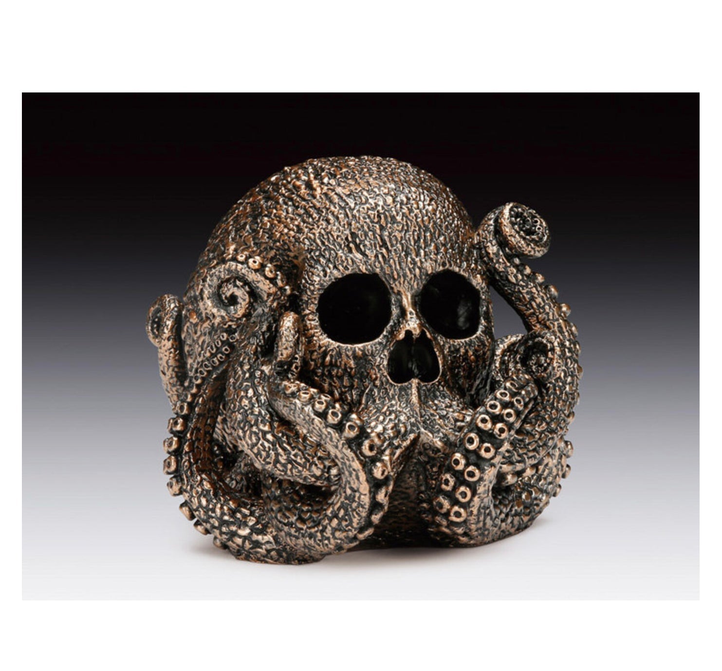 Copper Octopus Skull - JP's Horror