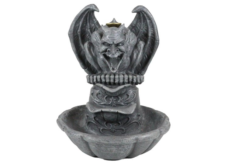 Crouching Gargoyle Backflow Incense Burner - JP's Horror