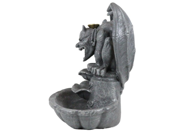 Crouching Gargoyle Backflow Incense Burner - JP's Horror