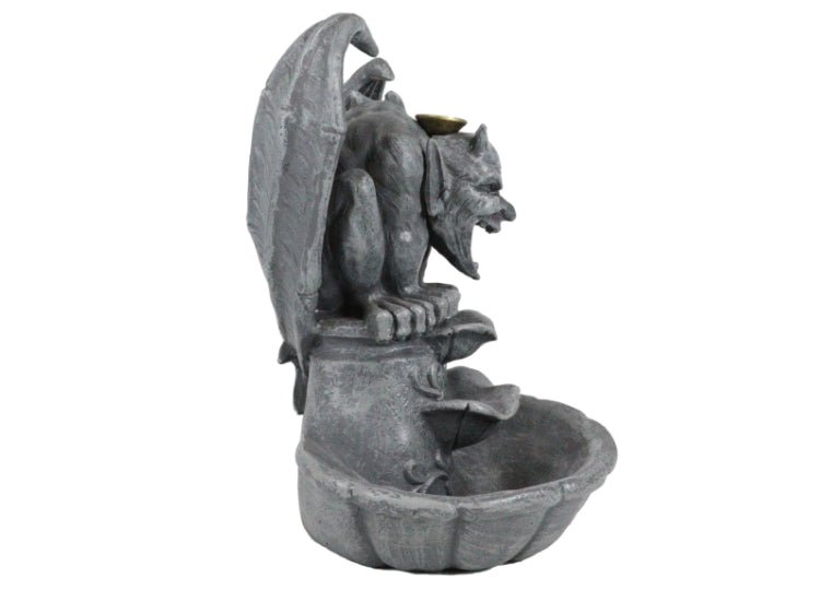 Crouching Gargoyle Backflow Incense Burner - JP's Horror