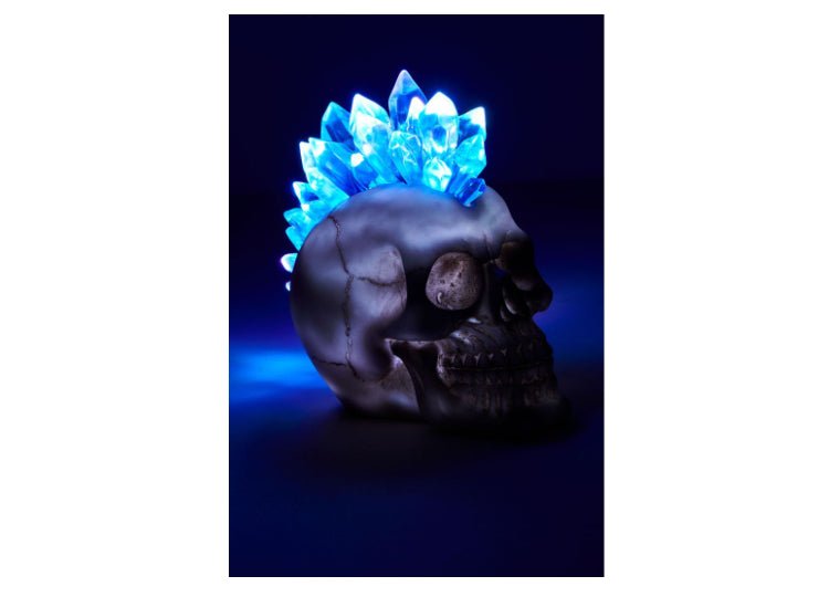 Crystal Mohawk Skull (LED) - JP's Horror