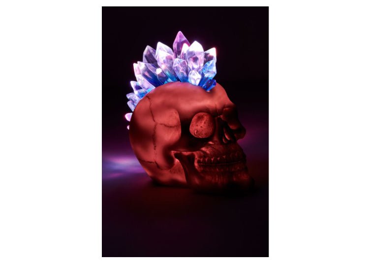 Crystal Mohawk Skull (LED) - JP's Horror