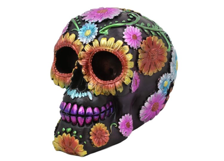 Day of the Dead Skull - Small Metallic Colored - JP's Horror