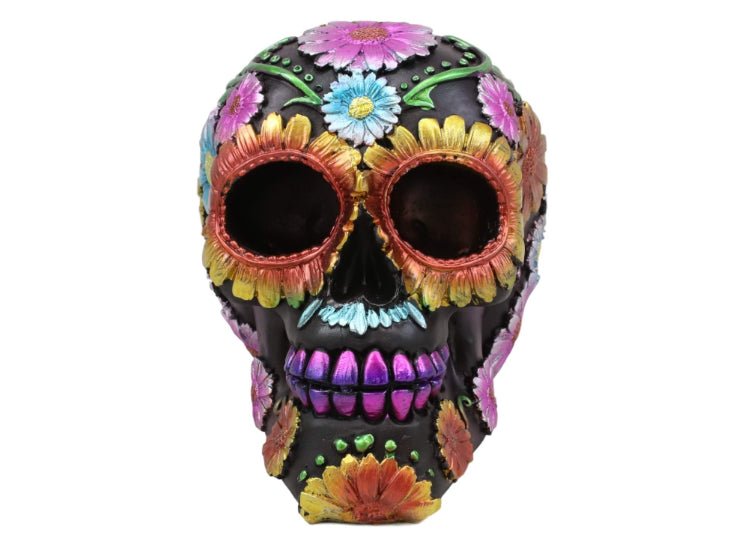 Day of the Dead Skull - Small Metallic Colored - JP's Horror