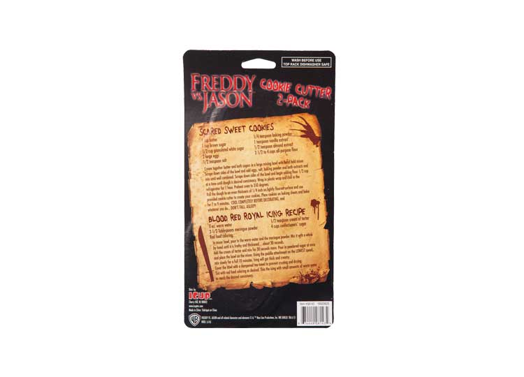 Freddy vs Jason Cookie Cutter 2-Pack - JP's Horror