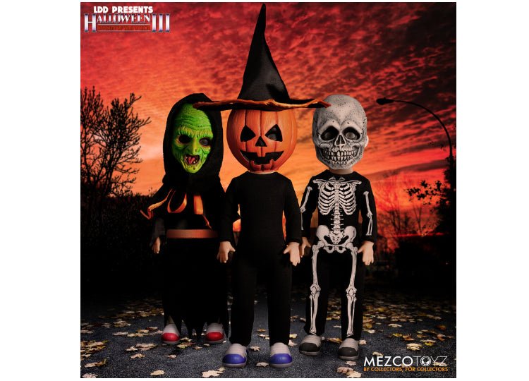 Halloween III Living Dead Dolls – Season of the Witch Trick-or-Treaters Set - JP's Horror